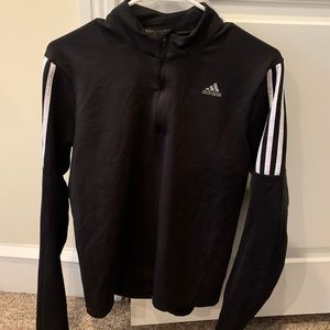 Adidas 3 stripe quarter zip